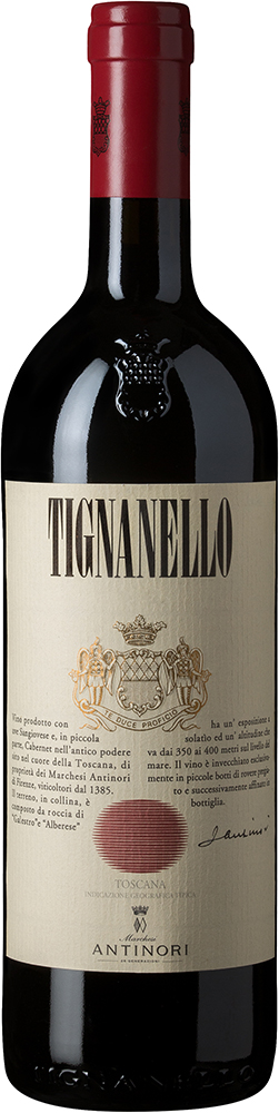 Вино "Тиньянелло Тоскана ИГТ" 2018 0,75л красное 14% Сухое 