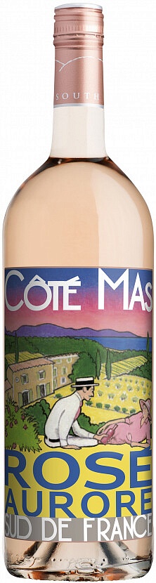 Вино "Коте Мас Розе Орор Пэи д’Ок ИГП" 2021 0,75л розовое 12,5% Сухое 